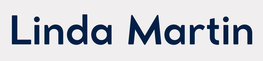 Linda Martin Linda Martin in dark blue font color